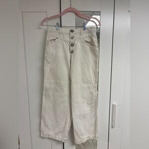 Stylish Cream Women's Jeans